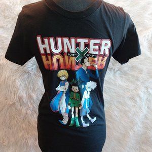 Hunter X Hunter Unisex Black Animated Crew-Neck T-Shirt Size S